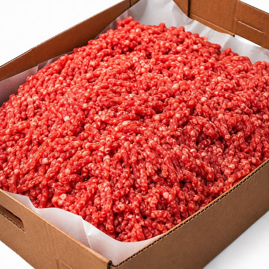 Fresh Zabiha Halal Ground Beef 80/20 – 60 lb Bulk Pack