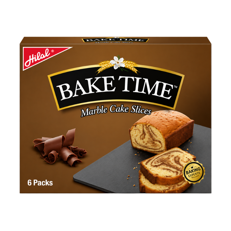 HILAL B.T CAKE SLICE MARBLE 6 CT