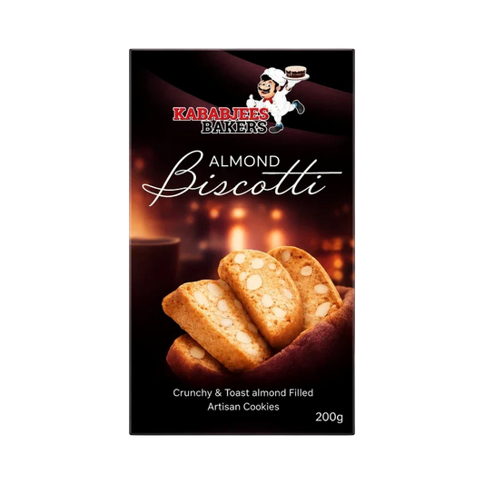KABABJEES ALMOND BISCOTTI 200G