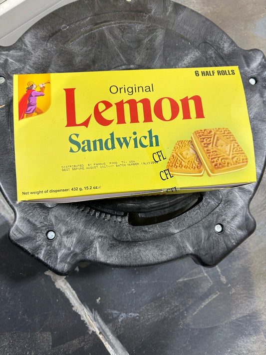 Lemon Sandwich Biscuits – Cream Filled