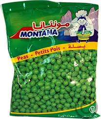 Montana Frozen Green Peas 400g