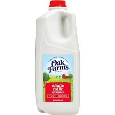 Oak Farm Whole Milk 1/2Gal