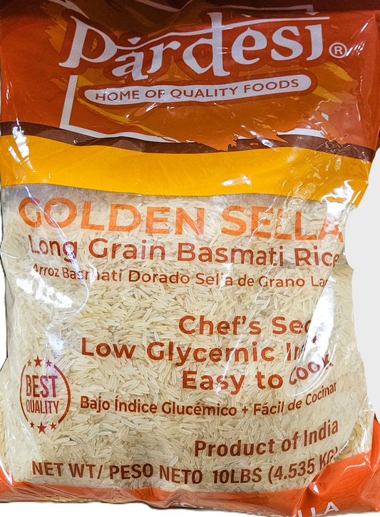 Pardesi Golden Sella Rice 10 Lb