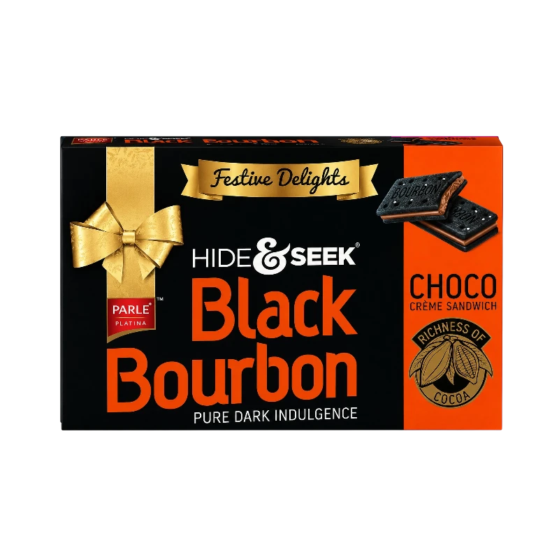 PARLE HIDE & SEEK BLACK BOURBON CHOCOLATE 600 G