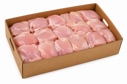 Zabiha Halal Boneless Chicken Thigh – 40 lb Box