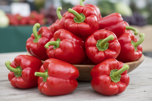 red bell peppers