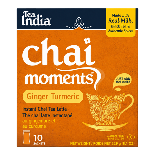 TEA INDIA GINGER & TURMERIC INSTANT CHAI