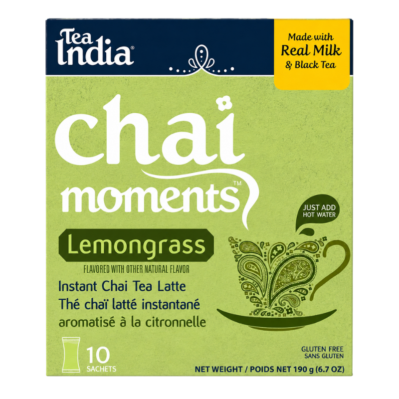 TEA INDIA LEMON GRASS INSTANT TEA 10 CT