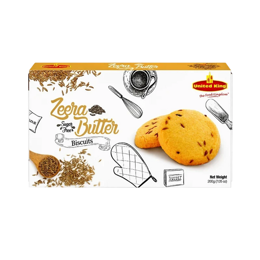 UNITED KING ZEERA BUTTER BISCUITS 200 G