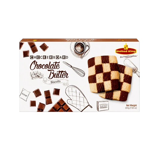 UNITED KING CHOCOLATE CHECKER 200 G