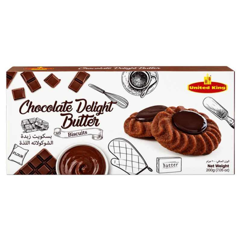 UNITED KING CHOCOLATE DELIGHT BUTTER 200 G