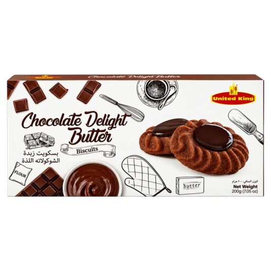 UNITED KING CHOCOLATE DELIGHT BUTTER 200 G