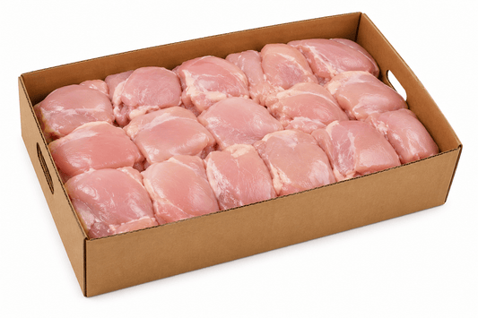 Zabiha Halal Boneless Chicken Thigh – 40 lb Box