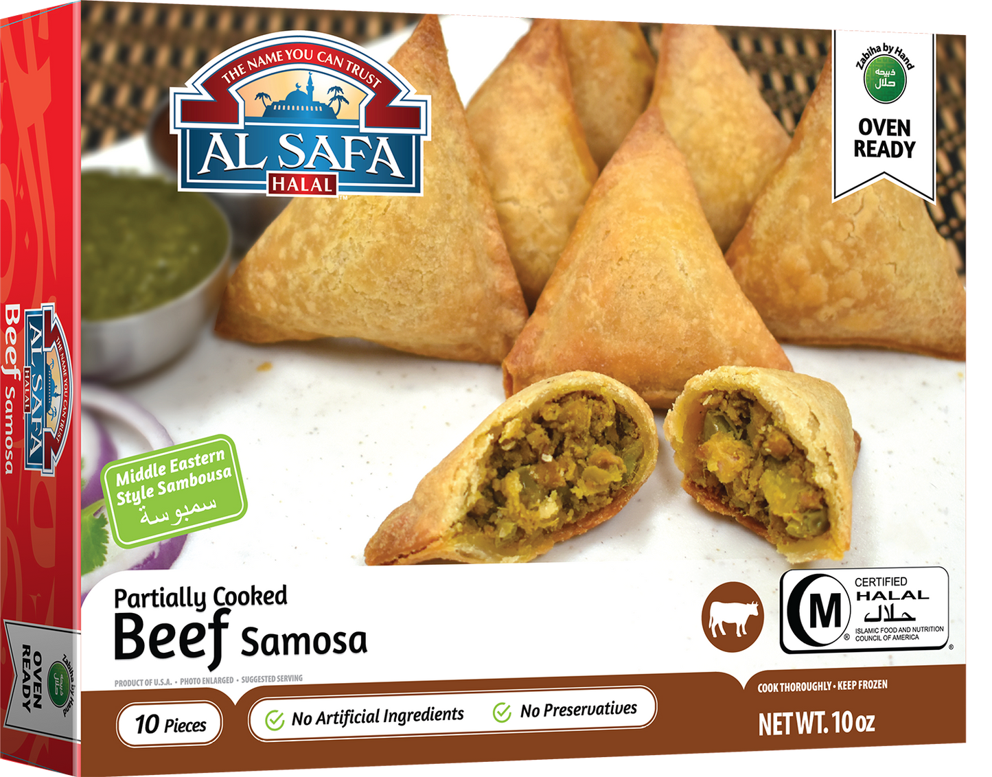 Al Safa Beef Samosa 10ct