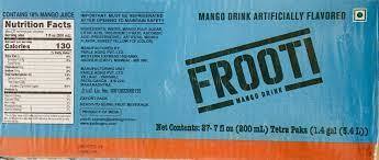 Frooti Mango Juice 27ct