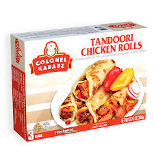 Colonel Kababz Tandoori Chicken Roll 3ct