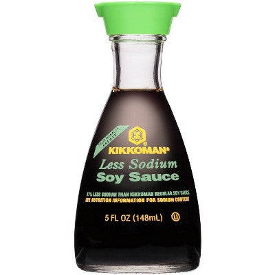 Kikkoman Soy Sauce Less Sodium 5oz