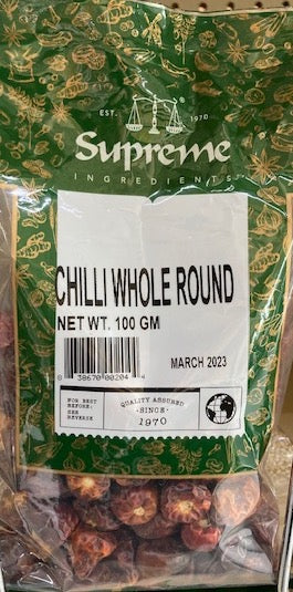 Supreme Chilli Whole Round 100g