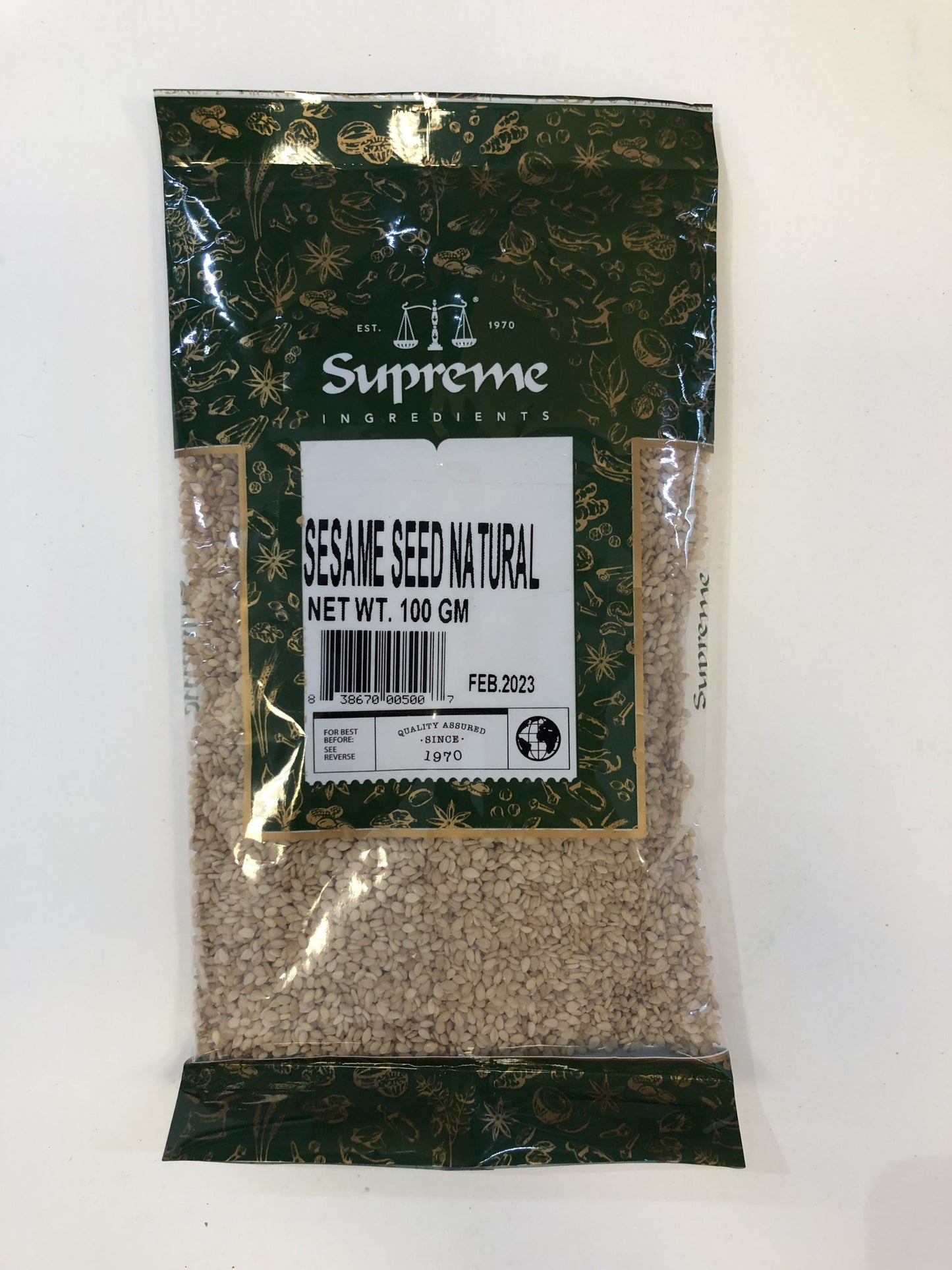 Supreme Sesame Seed Natural 100g