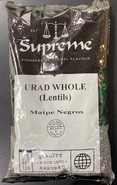 Supreme Urad Whole (Black Lentil) 2lb