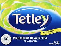 TETLEY Premium Black Tea 80 CT