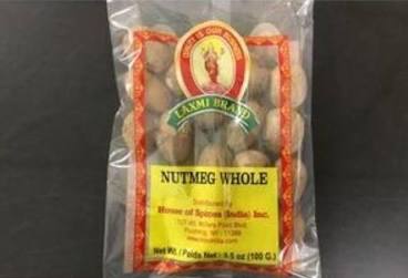 Laxmi Nutmeg Whole 100g